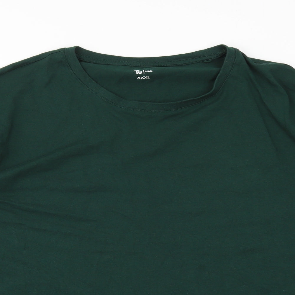 TU Mens Green    T-Shirt Size 3XL