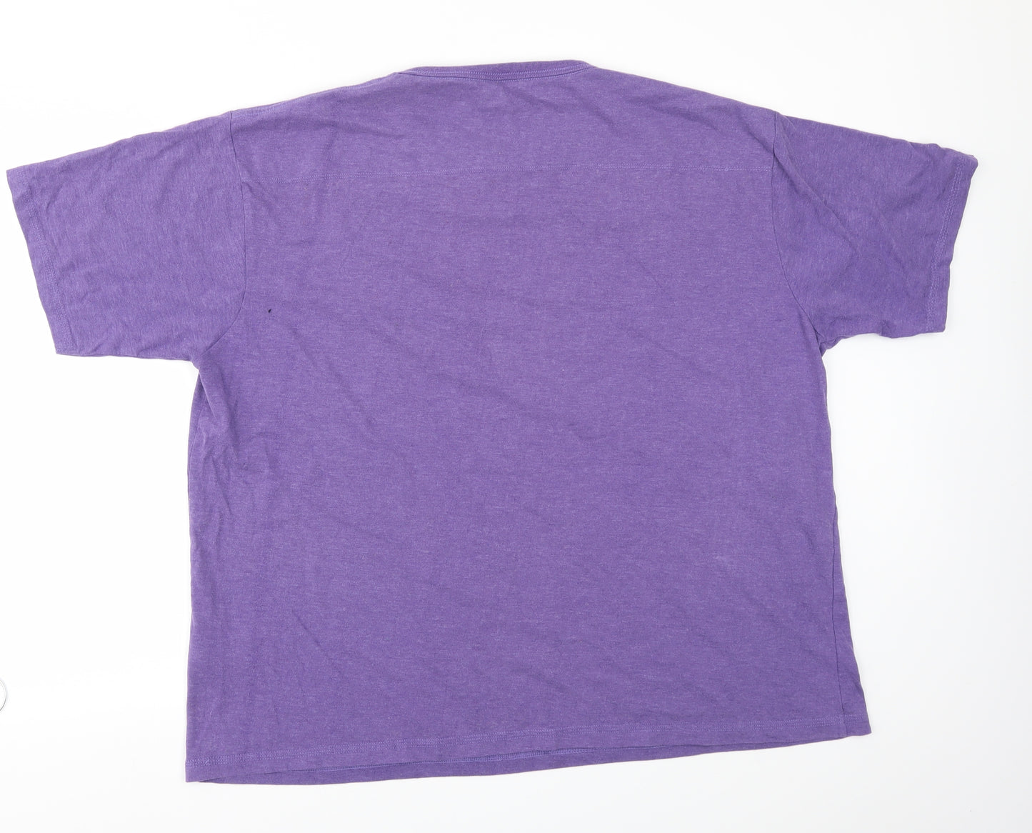 FCUK Mens Purple    T-Shirt Size XL