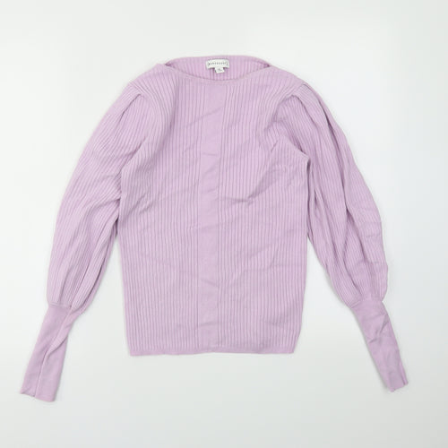Warehouse Womens Purple   Basic T-Shirt Size M