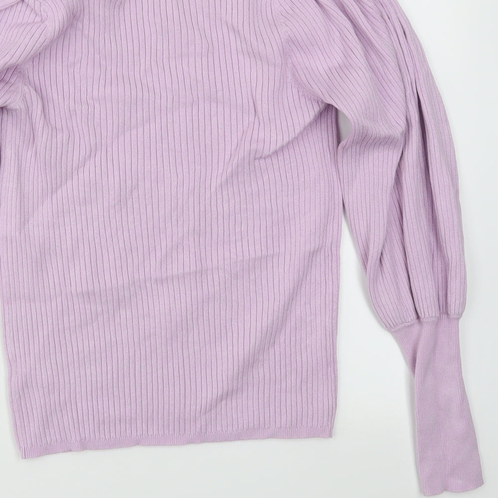 Warehouse Womens Purple   Basic T-Shirt Size M
