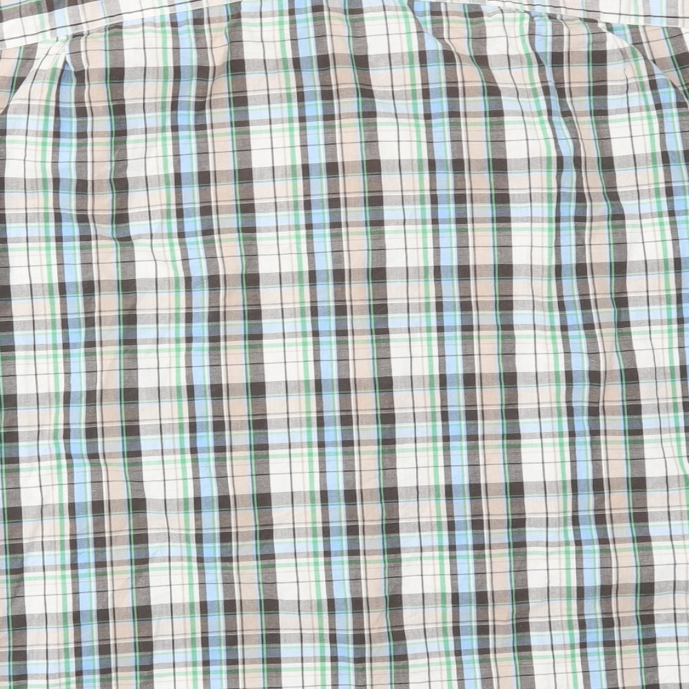 M&S Mens Multicoloured Check   T-Shirt Size 2XL