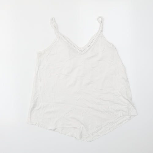 TU Womens White   Basic T-Shirt Size 8