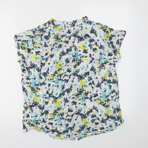 EAST  Womens Multicoloured Floral  Basic T-Shirt Size 14