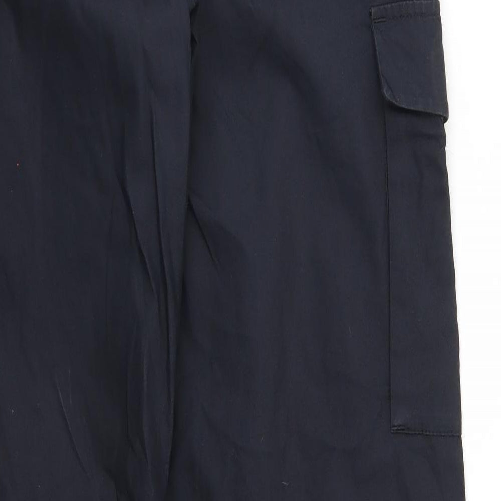 HUGO BOSS Mens Black   Cargo Trousers Size 52 L33 in