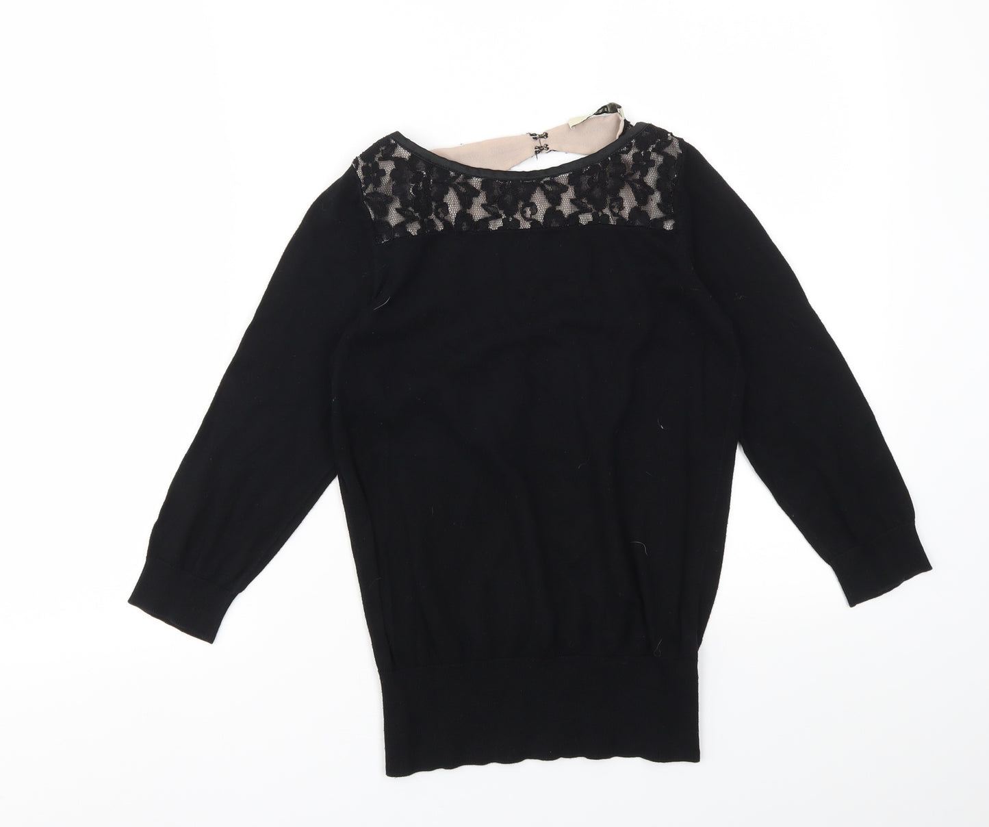 Oasis Womens Black   Basic T-Shirt Size S