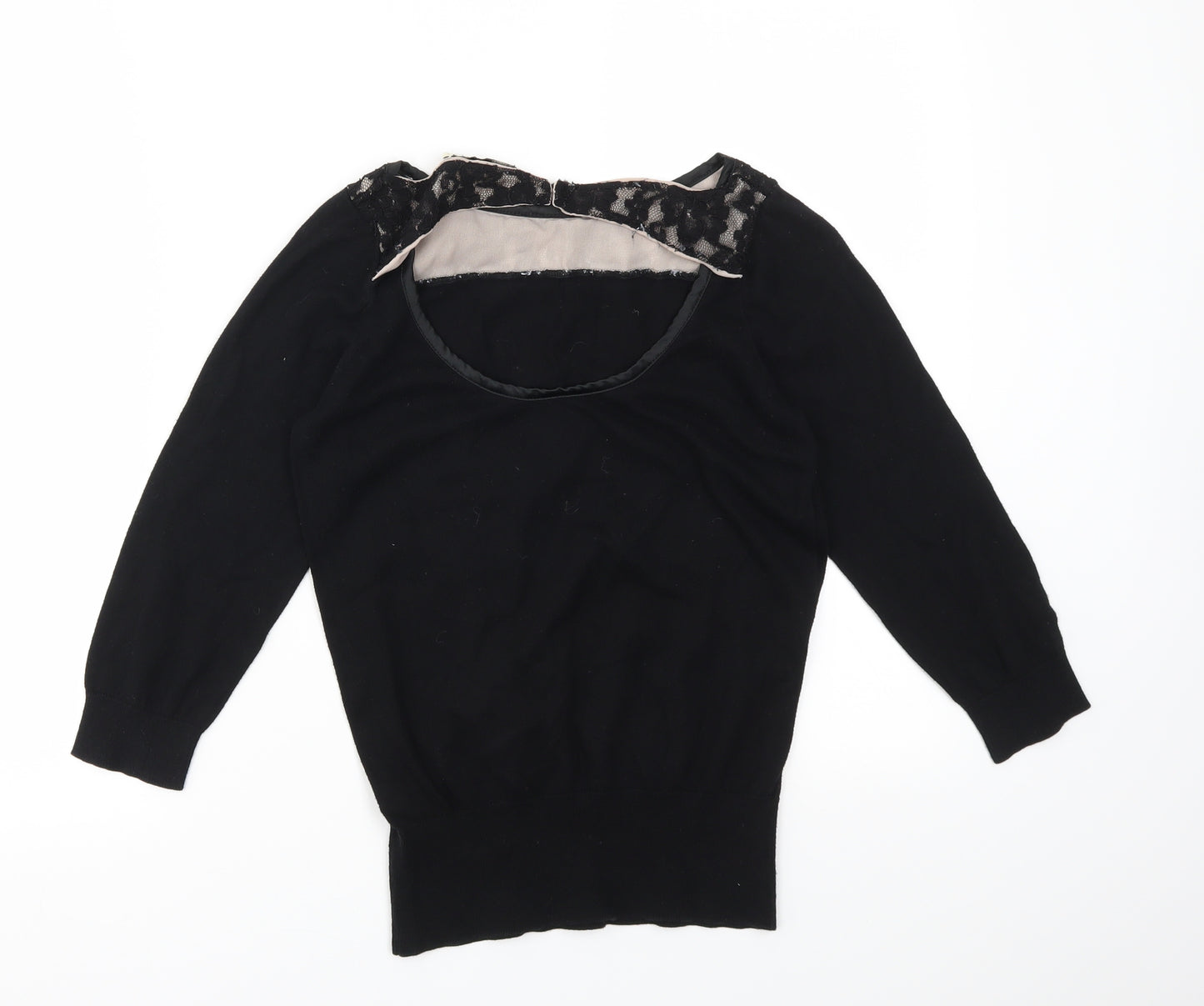 Oasis Womens Black   Basic T-Shirt Size S