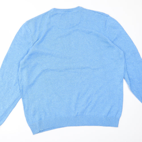 Atlantic Bay Mens Blue   Pullover Sweatshirt Size XL