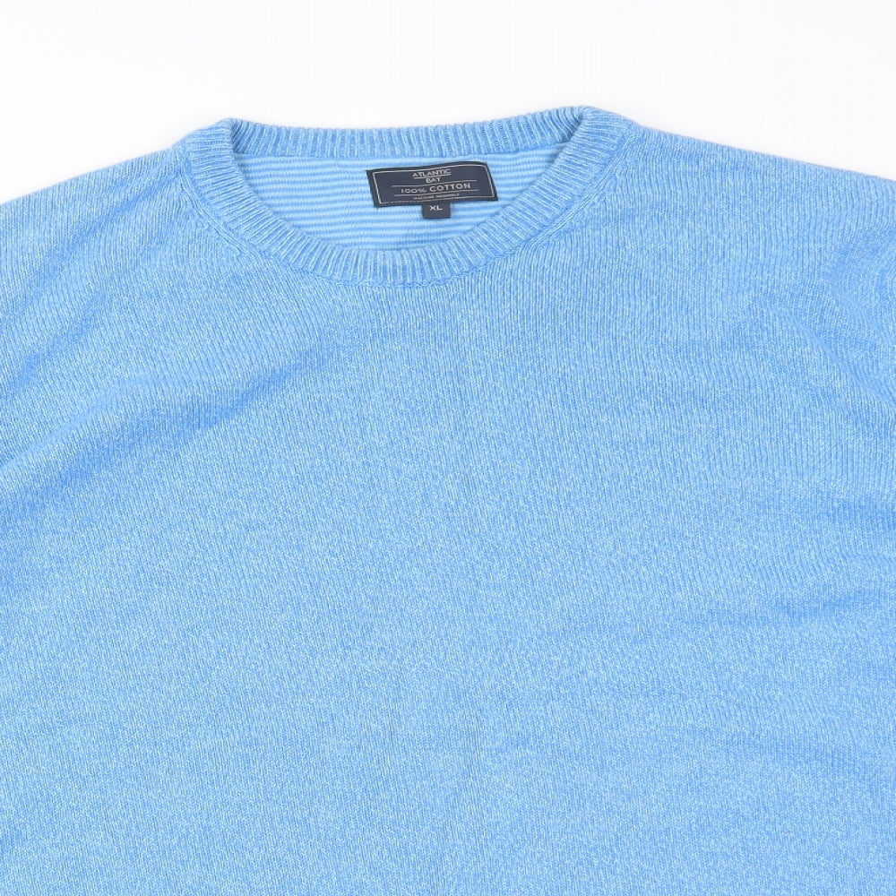 Atlantic Bay Mens Blue   Pullover Sweatshirt Size XL