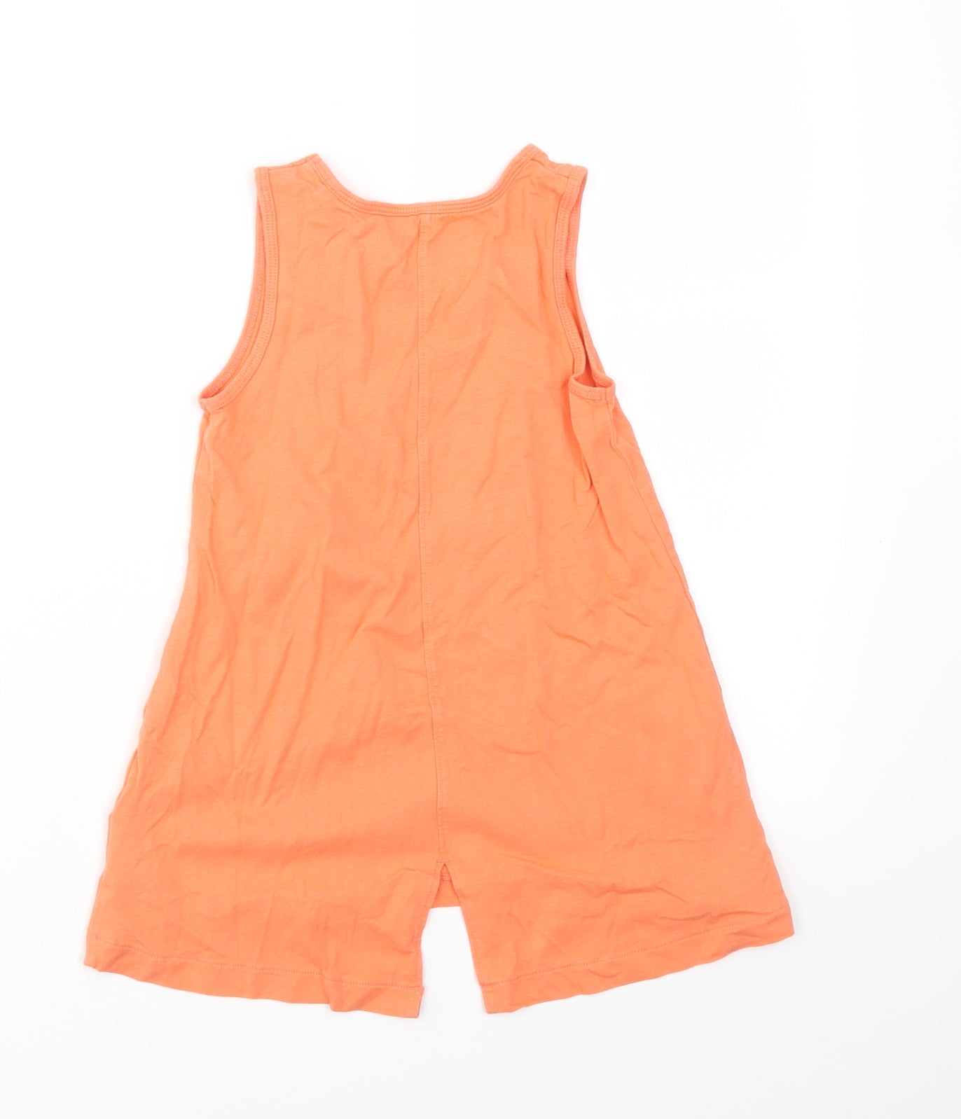 IUPILU Girls Orange   Basic T-Shirt Size 2-3 Years