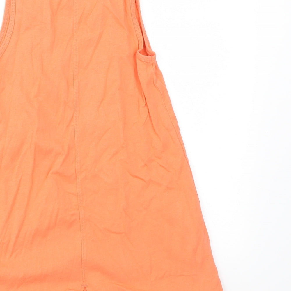IUPILU Girls Orange   Basic T-Shirt Size 2-3 Years