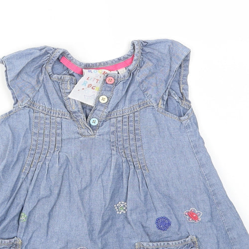 Debenhams Girls Blue   Fit & Flare  Size 2-3 Years