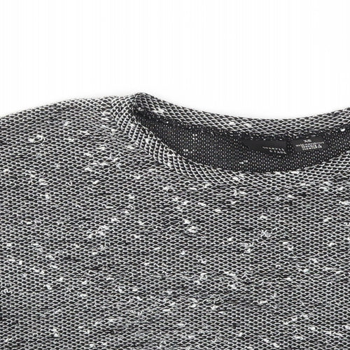 Sparkle & Fade Womens Black   Cropped T-Shirt Size XS