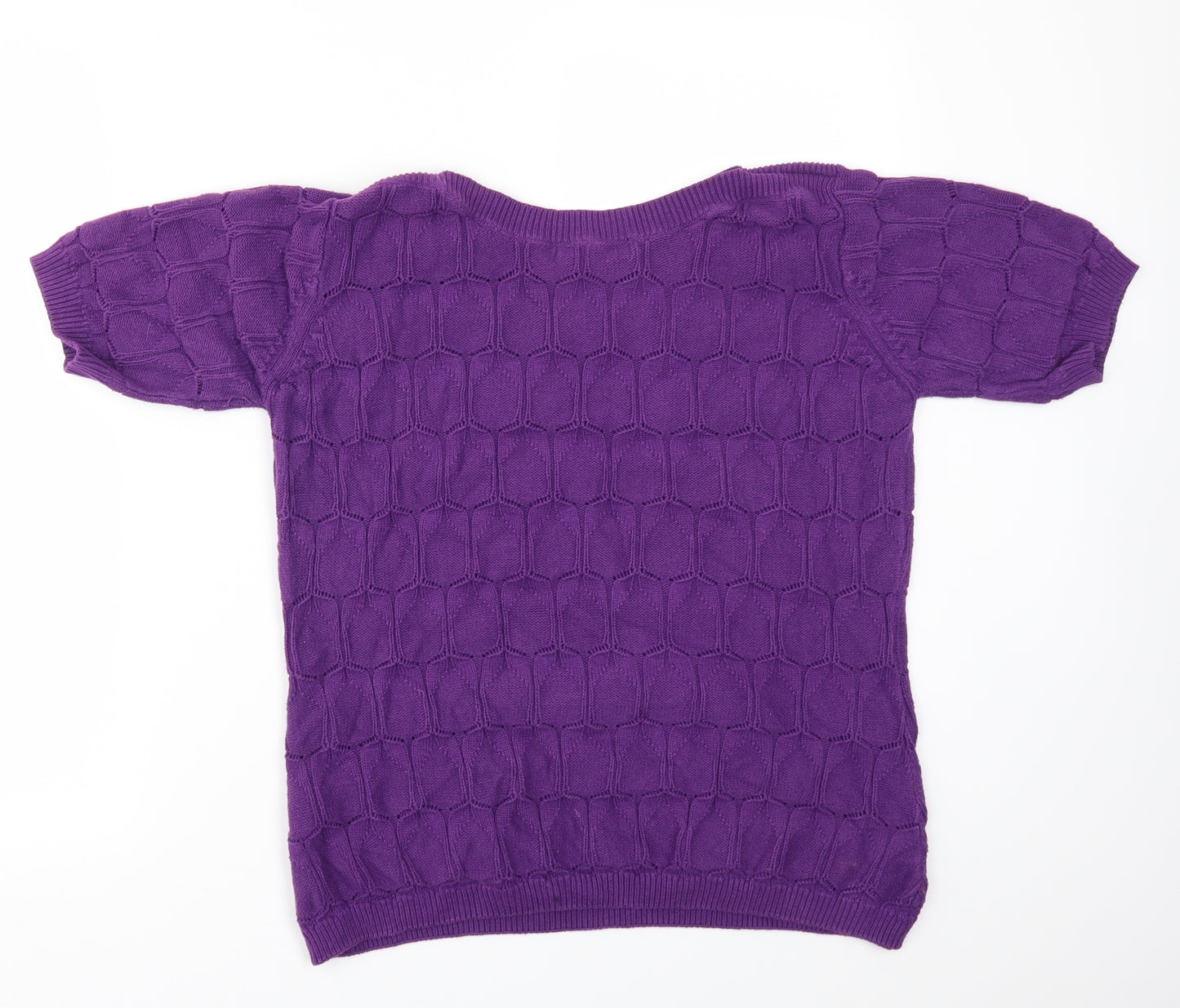 EWM Womens Purple   Basic T-Shirt Size M