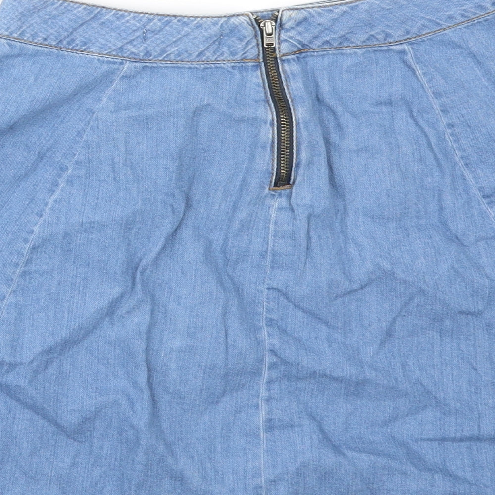 Cooperative Womens Blue   Flare Skirt Size XS