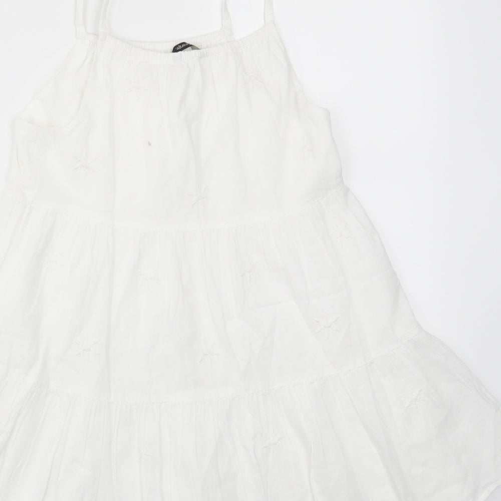 George Girls White   Fit & Flare  Size 10-11 Years