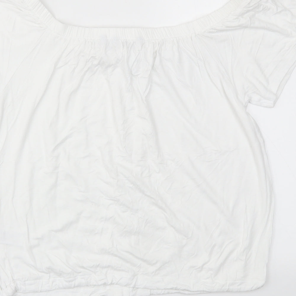 NEXT Womens White   Basic T-Shirt Size 6