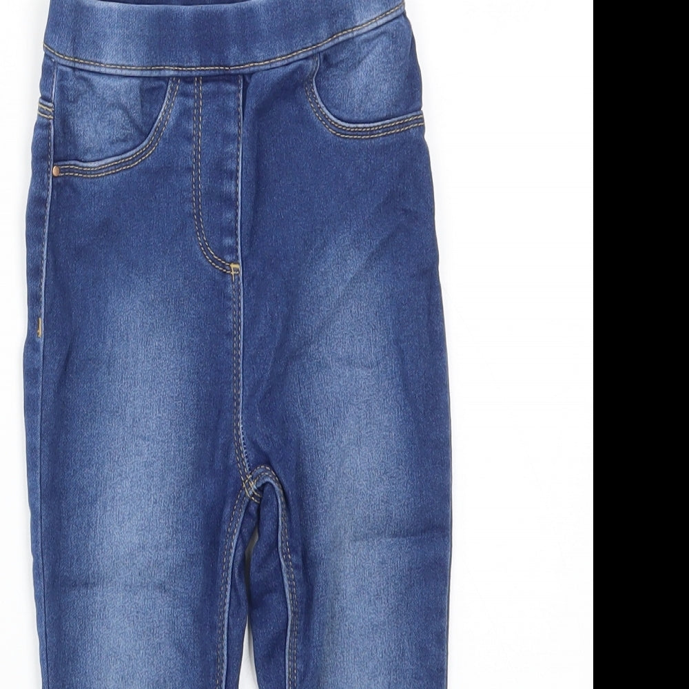 George Girls Blue   Jegging Trousers Size 2-3 Years