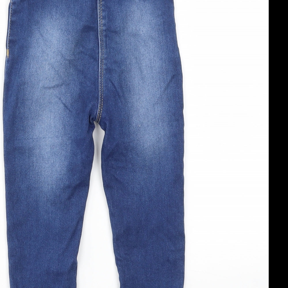 George Girls Blue   Jegging Trousers Size 2-3 Years