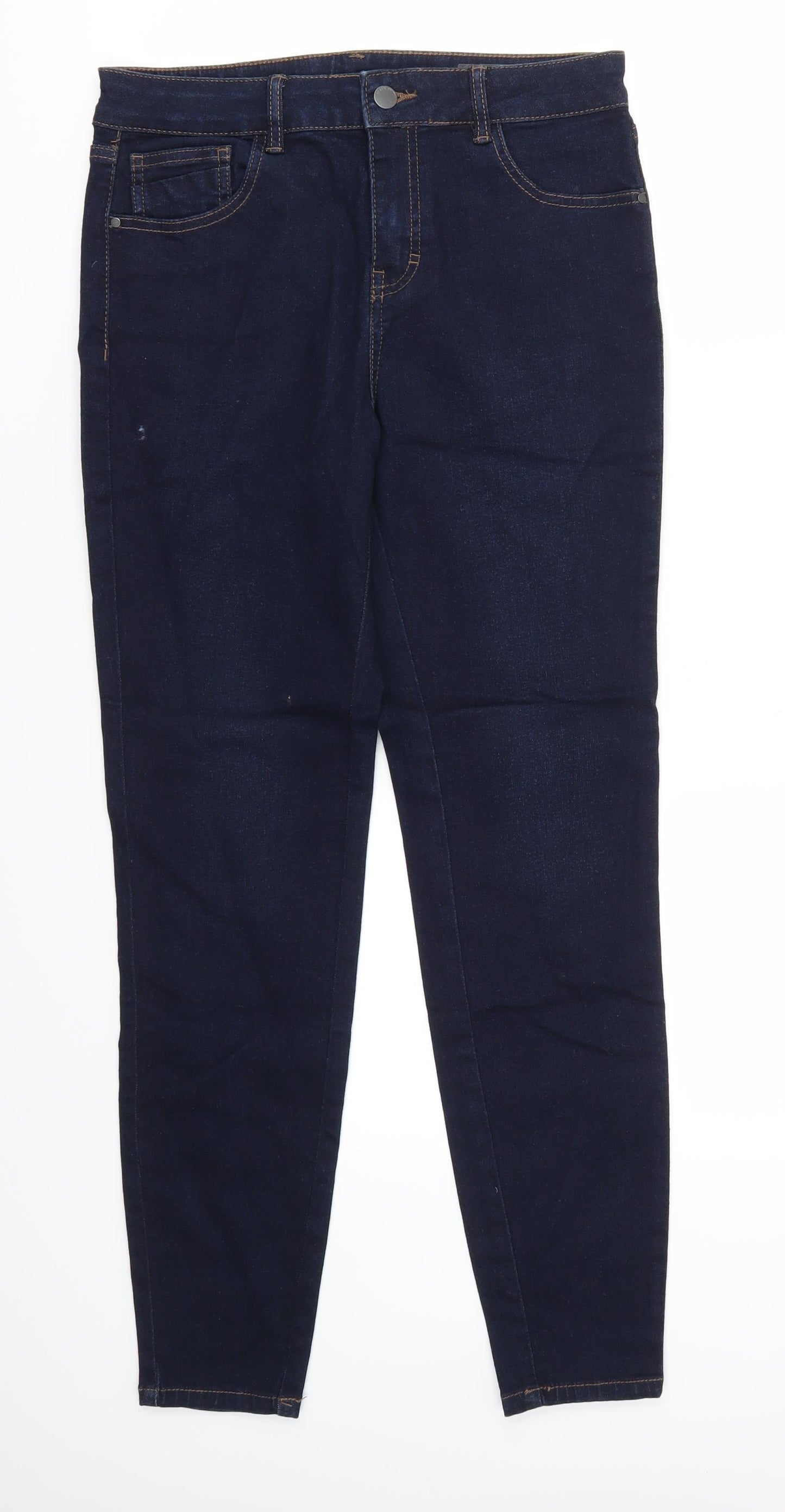 TU Womens Blue   Skinny Jeans Size 12 L28 in