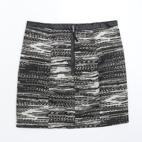 H&M Womens Grey   Mini Skirt Size 12