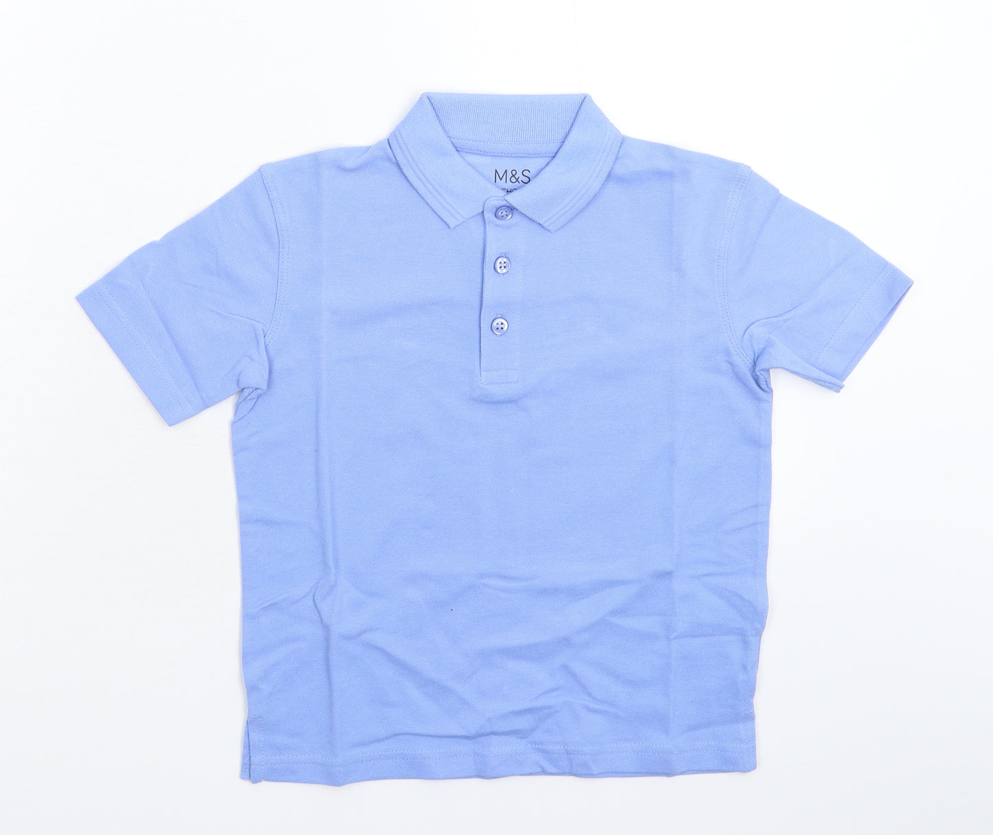 Marks and Spencer Boys Blue   Basic Polo Size 5-6 Years