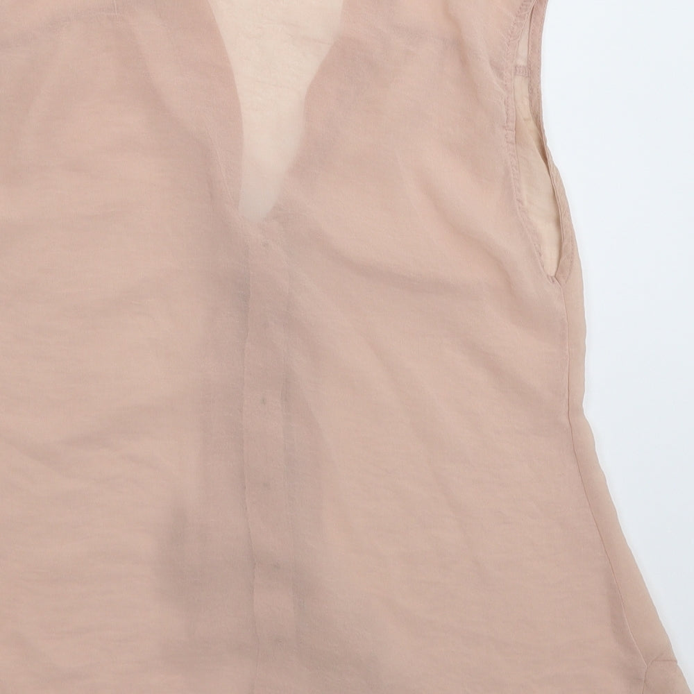 Atmosphere Womens Beige   Basic Button-Up Size 12