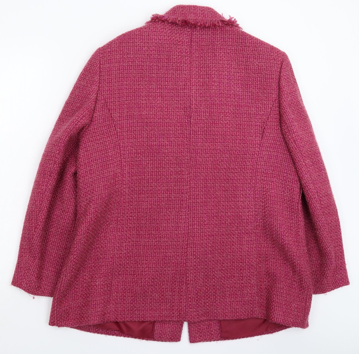 ELVI Womens Pink   Jacket Blazer Size 20