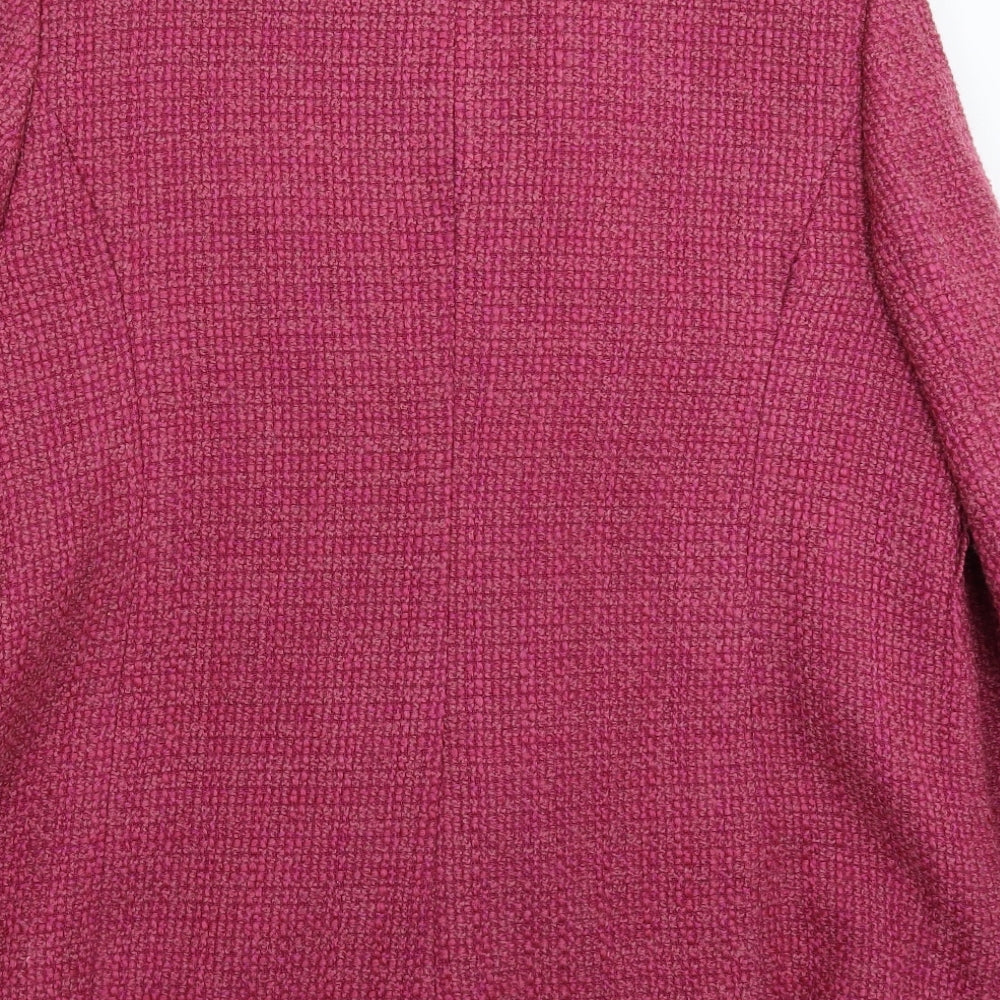 ELVI Womens Pink   Jacket Blazer Size 20