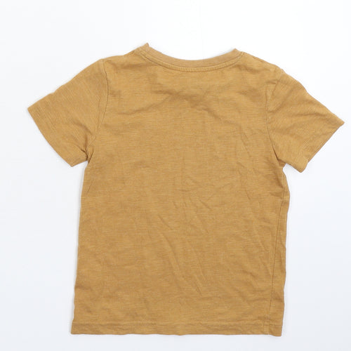 TU Boys Beige   Basic T-Shirt Size 3-4 Years