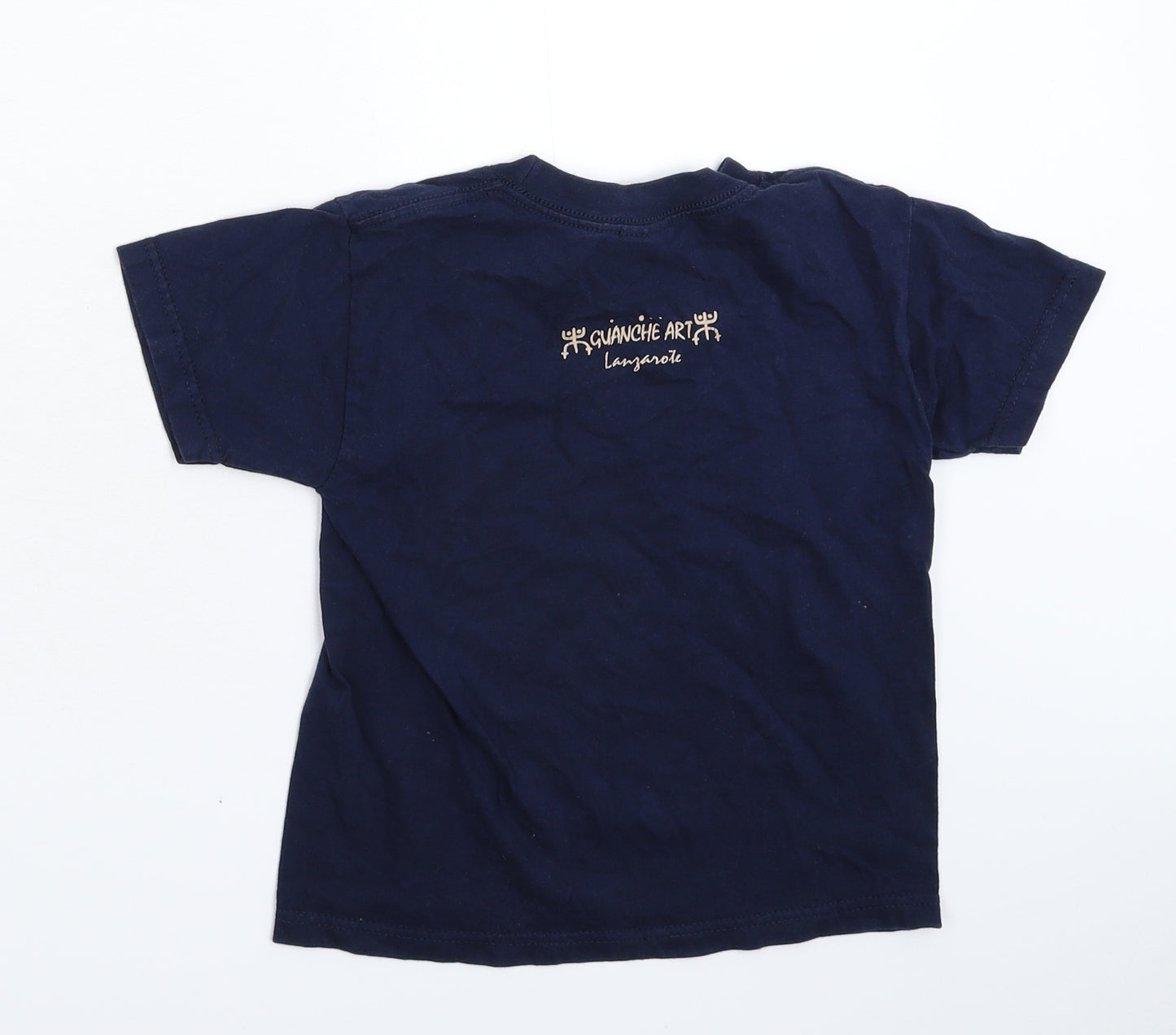 Russell Boys Blue   Basic T-Shirt Size 5-6 Years
