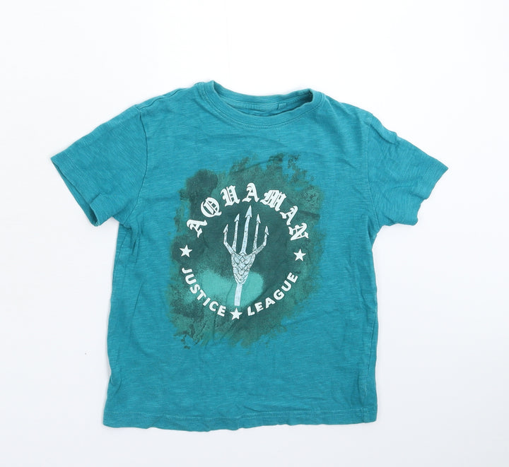 NEXT Boys Green Basic T-Shirt Size 5 Years