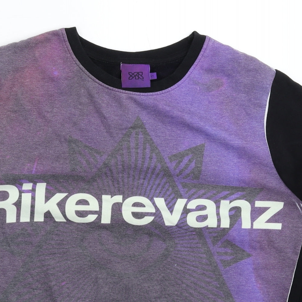 Rikerevanz Mens Multicoloured   Pullover Sweatshirt Size S
