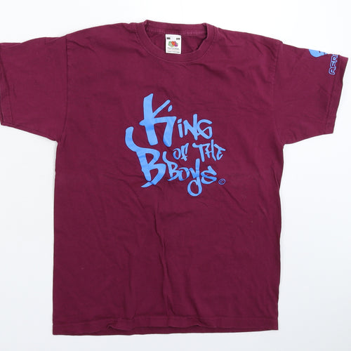 Fruit of the Loom Boys Brown   Basic T-Shirt Size 12-13 Years
