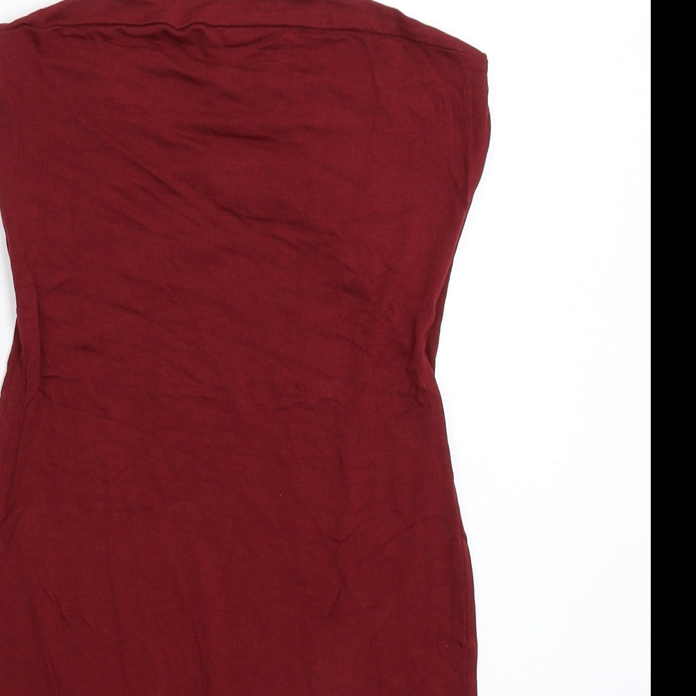 PRETTYLITTLETHING Womens Brown   Mini  Size 8