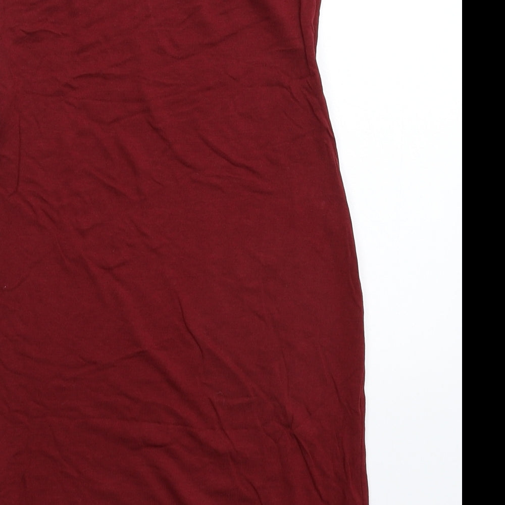 PRETTYLITTLETHING Womens Brown   Mini  Size 8