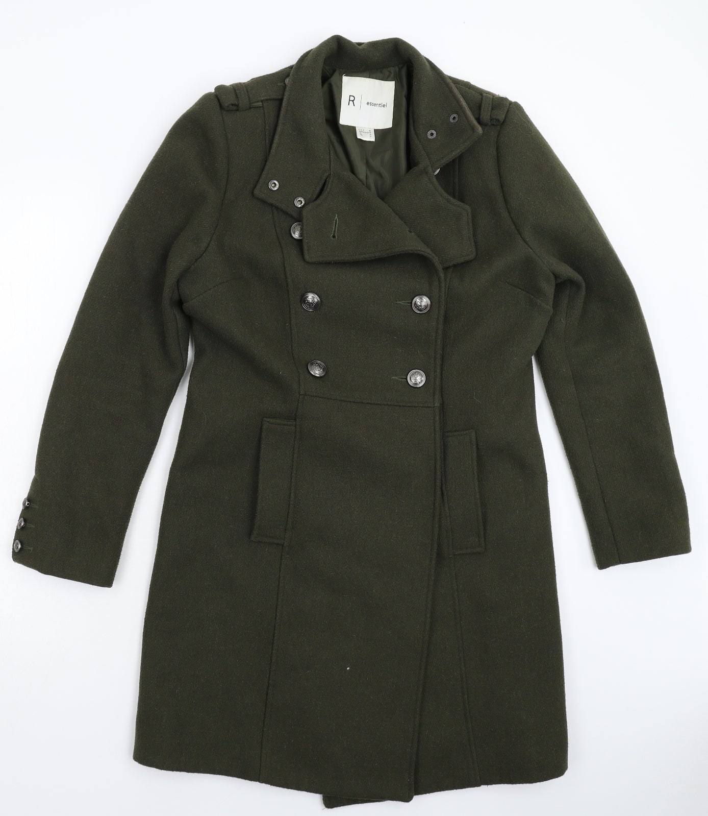 La Redoute Womens Green   Overcoat Coat Size 14