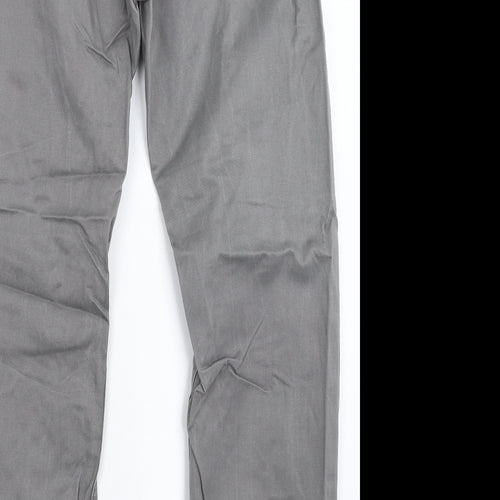 Louis Feraud Mens Grey  Denim Straight Jeans Size 38 L32 in