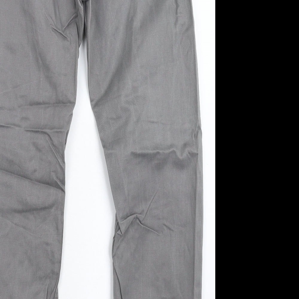 Louis Feraud Mens Grey  Denim Straight Jeans Size 38 L32 in