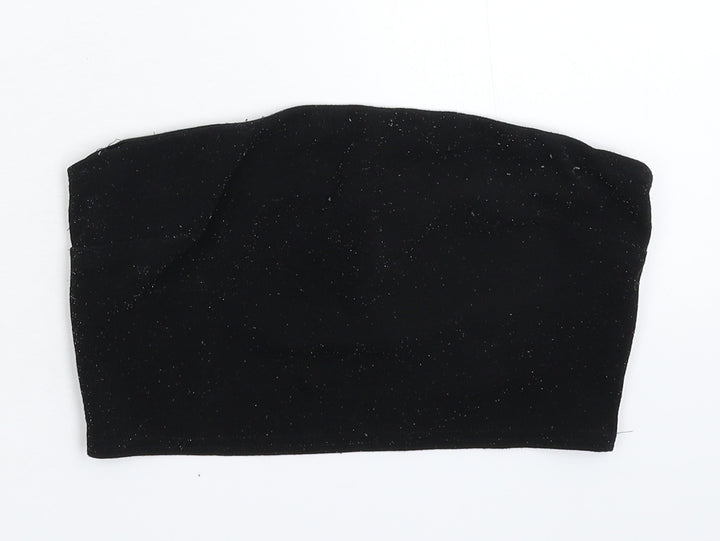 New Look Womens Black   Cropped Tank Size 10