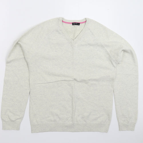 Cedar Wood State Mens Grey  Knit Pullover Jumper Size M