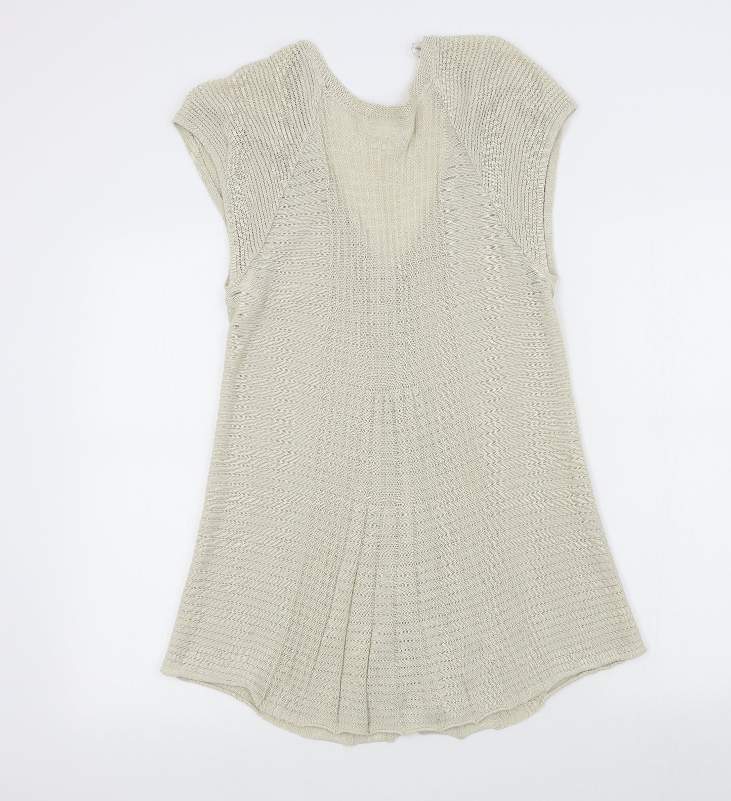 M&S Womens Beige   Cardigan Jumper Size 16