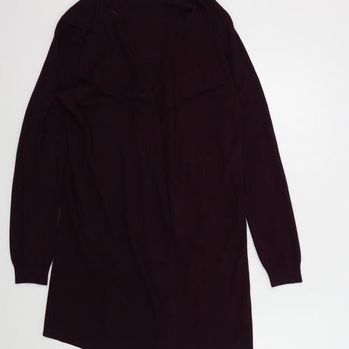 M&S Womens Purple   Cardigan Jumper Size M