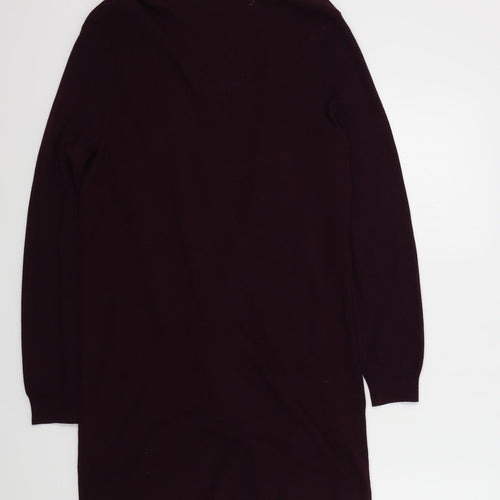 M&S Womens Purple   Cardigan Jumper Size M