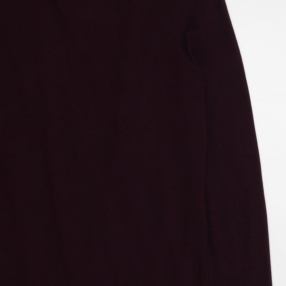M&S Womens Purple   Cardigan Jumper Size M
