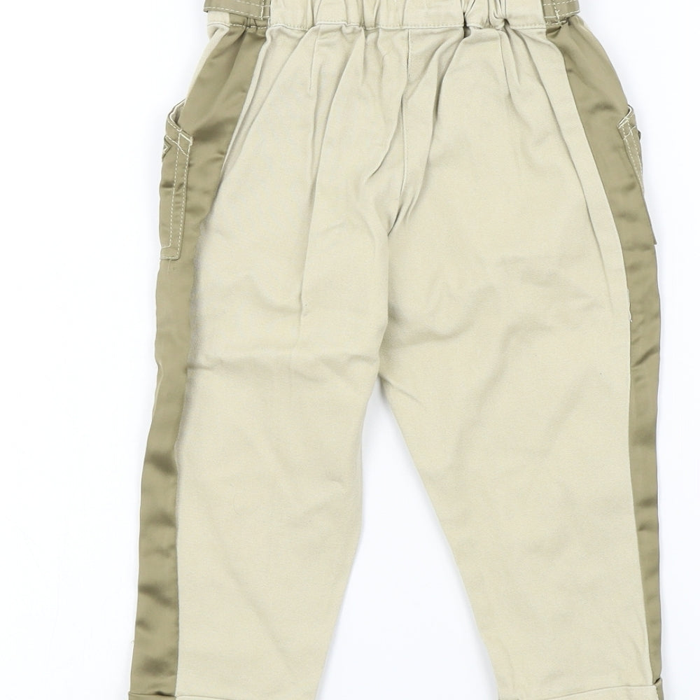 River Island Girls Beige Colourblock  Dress Pants Trousers Size 2-3 Years