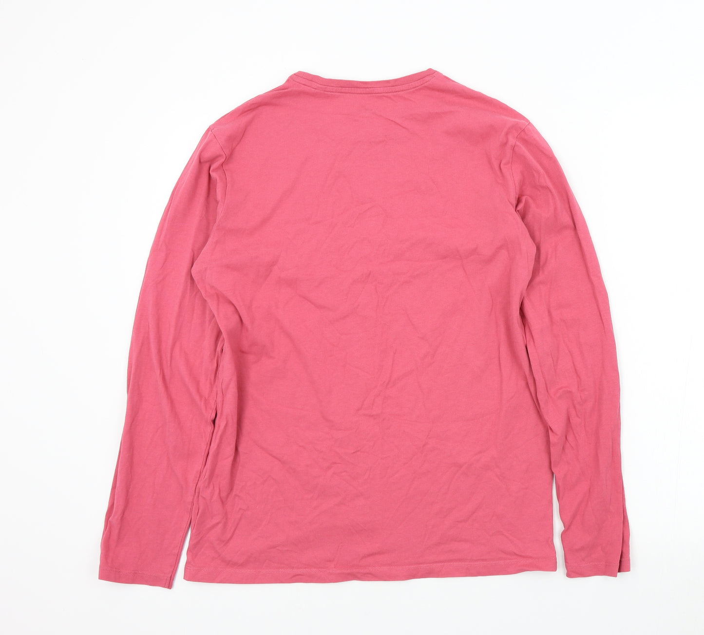 Boden Mens Pink Colourblock   T-Shirt Size XS