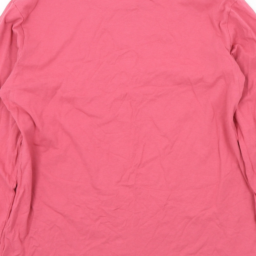 Boden Mens Pink Colourblock   T-Shirt Size XS