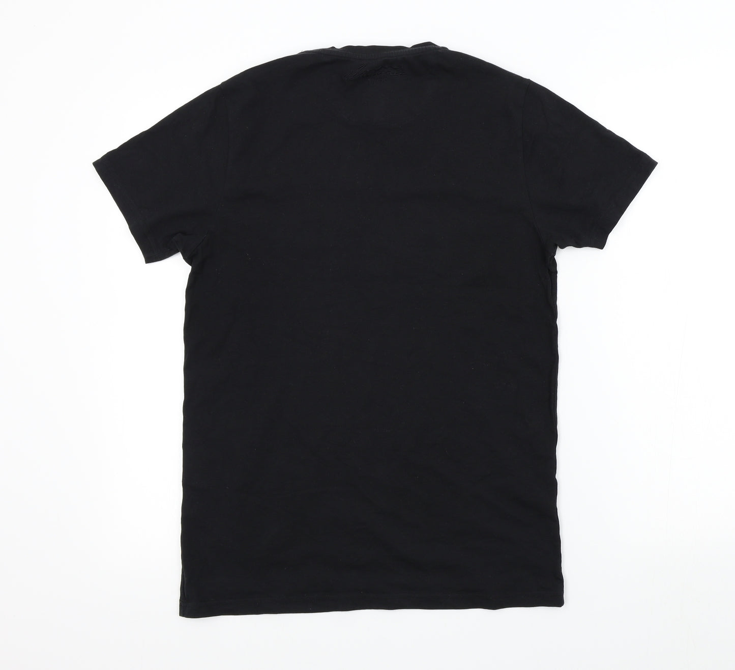 Metissier Mens Black Colourblock   T-Shirt Size XS
