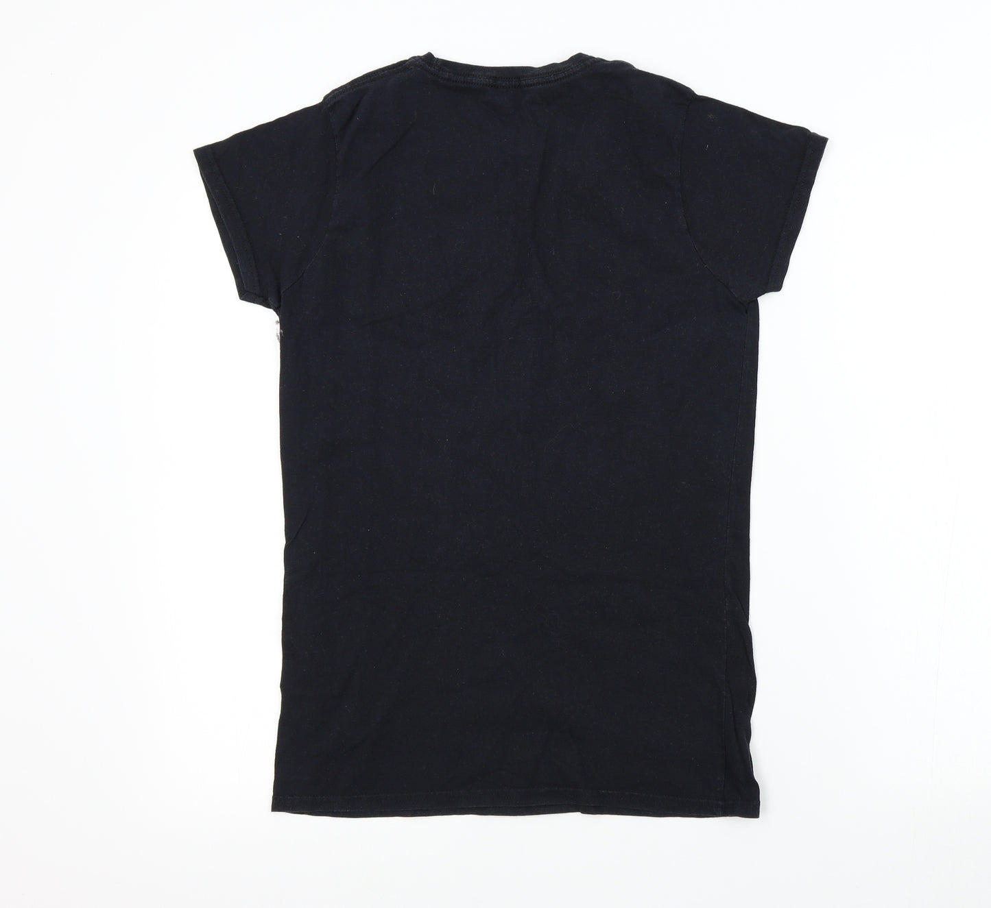 River Island Womens Black Colourblock  Basic T-Shirt Size 12