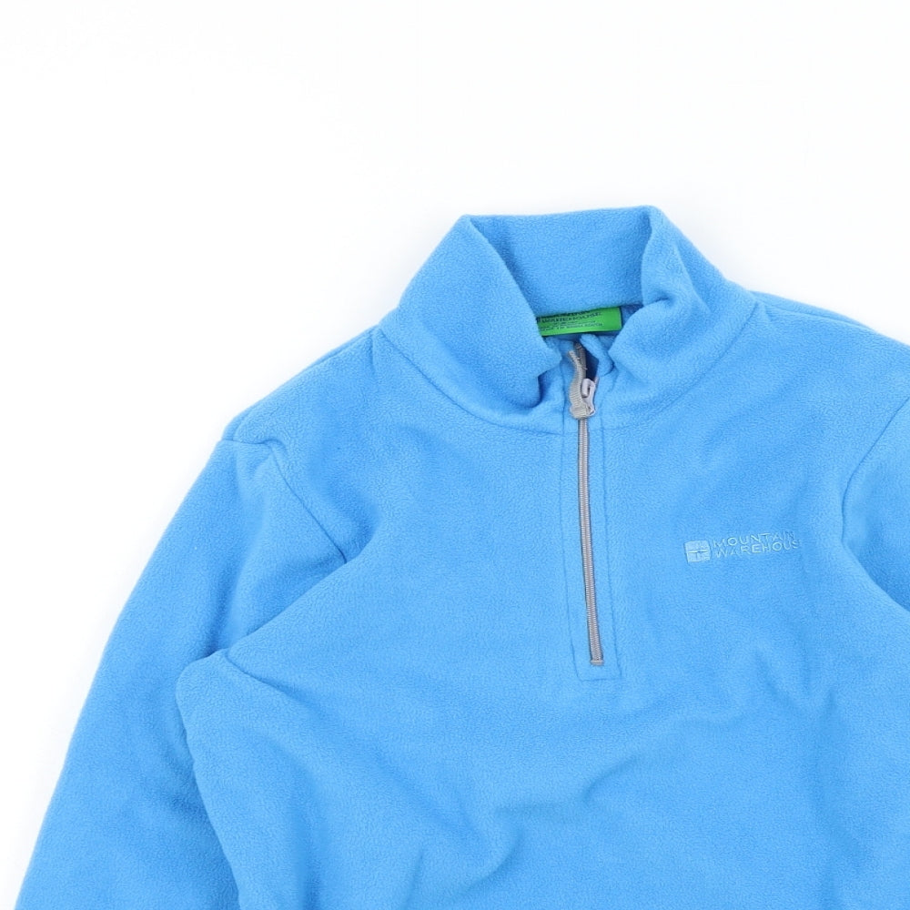 mountaine wearhouse Boys Blue Colourblock  Pullover Jumper Size 7-8 Years